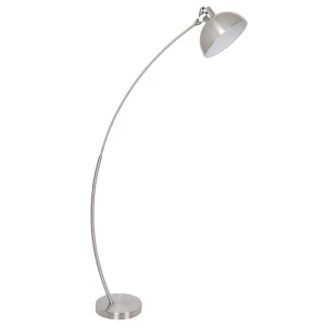 Otto Satynowy chrom E27 Lampa podłogowa Rabalux 5593