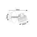Kinkiet ruchomy Padma LED 5W 3000K Rabalux 5635  5998250356358 lampynox noxbox www.lampynox.pl 4.jpg