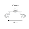 Lampa sufitowa Frankie LED 2x4W 4000K Rabalux 4472  5998250344720 lampynox noxbox www.lampynox.pl 4.jpg