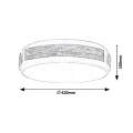 Lampa sufitowa Salma LED 24W 3000K śr. 42cm. Rabalux 5646  5998250356464 lampynox noxbox www.lampynox.pl 5.jpg