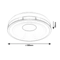 Lampa sufitowa Polina LED śr. 38cm 24W 3000K Rabalux 5697  5998250356976 lampynox noxbox www.lampynox.pl 4.jpg