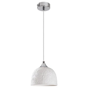 Rosalie Biała E27 Lampa wisząca Rabalux 7606 