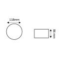 Downlight TAGEL R Biała ES111 LEDDOM 457563  5902701457563 lampynox noxbox www.lampynox.pl 5.jpg