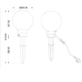 Lampa dekoracyjna ogrodowa Bolo śr. 20cm E27 RL R57042001  4017807282801 lampynox noxbox www.lampynox.pl 3.jpg