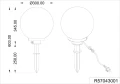Lampa dekoracyjna ogrodowa Bolo śr. 30cm E27 RL R57043001  4017807282818 lampynox noxbox www.lampynox.pl 3.jpg