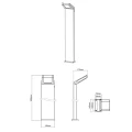 Lampa ogrodowa stojąca Gambia LED 10,5W 3000K wys. 1m IP54  Trio 423669142  4017807408515 lampynox noxbox www.lampynox.pl 3.jpg
