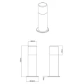Lampa ogrodowa stojąca Hoosic Miedź IP44  wys. 30cm. E27 Trio 522260124  4017807410563 lampynox noxbox www.lampynox.pl 4.jpg