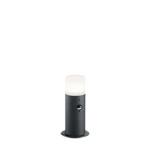 Hoosic Antracyt IP44  wys. 30cm. z czujnikiem ruchu E27 Lampa ogrodowa stojąca Trio 522260142