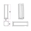 Lampa ogrodowa stojąca Logone LED 11W wys. 50cm. 3000K IP65 Trio 522360142  4017807384345 lampynox noxbox www.lampynox.pl 4.jpg