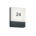 Numer domu Kinkiet zewnętrzny Pecos Antracyt LED Trio 227760142  4017807303537 lampynox noxbox www.lampynox.pl 1.jpg