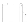 Numer domu Kinkiet zewnętrzny Pecos Antracyt LED Trio 227760142  4017807303537 lampynox noxbox www.lampynox.pl 3.jpg