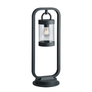 Sambesi Antracyt Wys. 60cm z czujnikiem zmierzchu E27 IP44 Lampa ogrodowa stojąca Trio 504160142