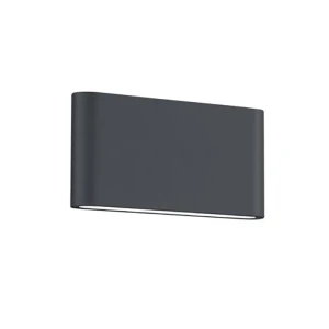 Thames II Antracyt LED 2x4,5W szer. 17,5cm. IP54 3000K Kinkiet zewnętrzny Trio 227660242
