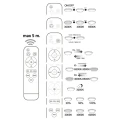 Plafon lampa sufitowa z pilotem Atria B015 80W śr. 60cm Polux 312754  5901508312754 lampynox noxbox www.lampynox.pl 4.jpg