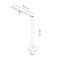 Lampa podłogowa stojąca BERGAMO Czarna LED ściemnialna 6W 3000K Lucide 127190630  5411212126887 lampynox noxbox www.lampynox.pl 7.jpg