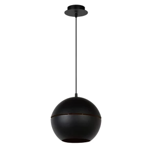 BINARI Czarna śr. 25cm E14 Lampa wisząca Lucide 77475/25/30