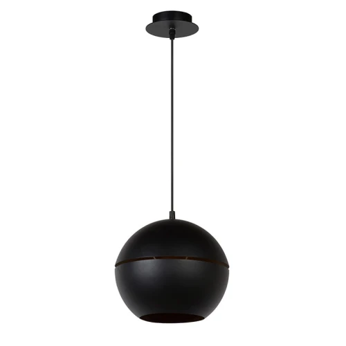 Lampa wisząca BINARI Czarna śr. 25cm E14 Lucide 774752530  5411212770653 lampynox noxbox www.lampynox.pl 1.jpg