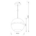 Lampa wisząca BINARI Czarna śr. 25cm E14 Lucide 774752530  5411212770653 lampynox noxbox www.lampynox.pl 4.jpg