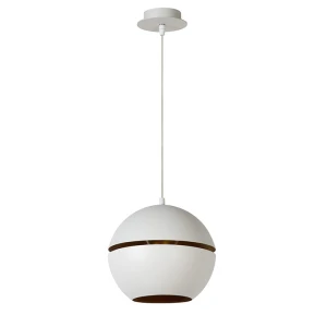BINARI Biała śr. 25cm E14 Lampa wisząca Lucide 77475/25/31