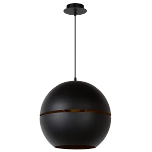 BINARI Czarna śr. 35cm E14 Lampa wisząca Lucide 77475/35/30