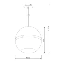 Lampa wisząca BINARI Czarna śr. 35cm E14 Lucide 774753530  5411212770677 lampynox noxbox www.lampynox.pl 6.jpg