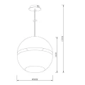 Lampa wisząca BINARI Biała śr. 35cm E14 Lucide 774753531  5411212770684 lampynox noxbox www.lampynox.pl 4.jpg