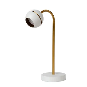 BINARI Biała LED 5W 2700K Lampka stołowa Lucide 77675/05/31