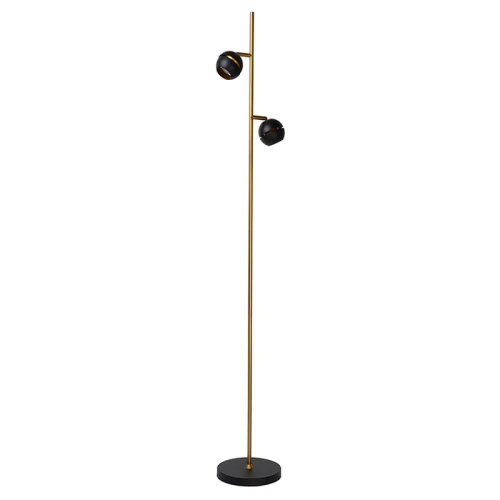 Lampa podłogowa stojąca BINARI Czarna 2x5W 2700K Lucide 777751030  5411212770714 lampynox noxbox www.lampynox.pl 1.jpg