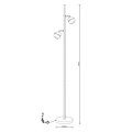 Lampa podłogowa stojąca BINARI Biała 2x5W 2700K Lucide 777751031  5411212770721 lampynox noxbox www.lampynox.pl 7.jpg
