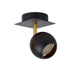 BINARI Czarna LED 4,5W 2700K Spot Lucide 77975/05/30