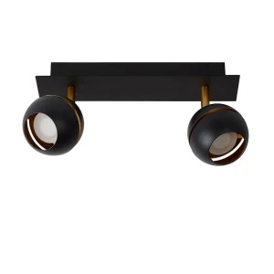 BINARI Czarna LED 2x5W 2700K Spot Lucide 77975/10/30