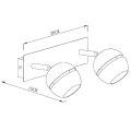 Spot BINARI Czarna LED 2x5W 2700K Lucide 779751030  5411212770752 lampynox noxbox www.lampynox.pl 5.jpg