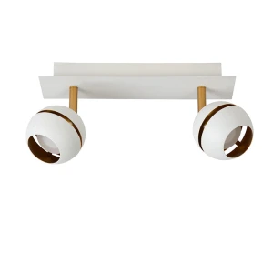 BINARI Biała LED 2x5W 2700K Spot Lucide 77975/10/31
