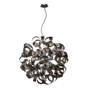 ATOMA Brązowa śr. 80cm G9 Lampa wisząca Lucide 74401/80/97