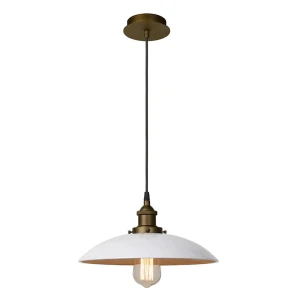 BISTRO Biała E27 Lampa wisząca Lucide 78310/32/31