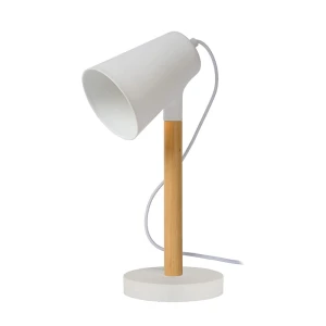 BRYTON Biała E14 Lampka stołowa Lucide 13528/01/31