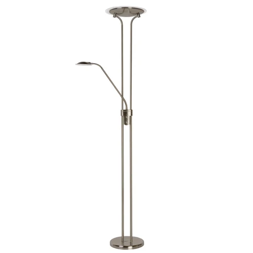 Ściemnialna lampa podłogowa CHAMPION-LED Satynowy chrom 20W Lucide 197922412  5411212193810 lampynox noxbox www.lampynox.pl 1.jpg