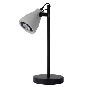 CONCRI LED Czarna 5W GU10 Lampka stołowa Lucide 05610/05/30
