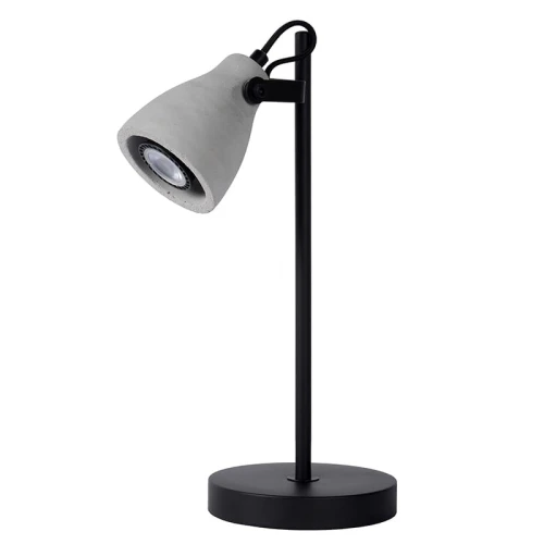 Lampka stołowa CONCRI LED Czarna 5W GU10 Lucide 056100530  5411212050847 lampynox noxbox www.lampynox.pl 1.jpg