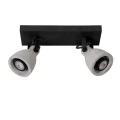 Spot CONCRI LED Czarna Ściemnialna 2x5W GU10 Lucide 059101030  5411212050878 lampynox noxbox www.lampynox.pl 1.jpg