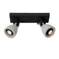 Spot CONCRI LED Czarna Ściemnialna 2x5W GU10 Lucide 059101030  5411212050878 lampynox noxbox www.lampynox.pl 2.jpg