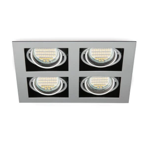 Oprawa do wbudowania OH44 SZARA KOBI 