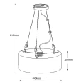 Lampa wisząca CORAL Szara śr. 40cm. Lucide 614524036  5411212615404 lampynox noxbox www.lampynox.pl 5.jpg