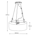 Lampa wisząca CORAL Szarobrązowa śr. 60cm. Lucide 614526041  5411212615459 lampynox noxbox www.lampynox.pl 5.jpg
