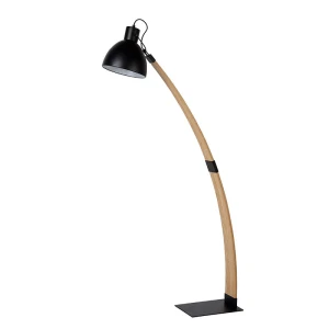 CURF Czarna E27 Lampa podłogowa stojąca Lucide 03713/01/30