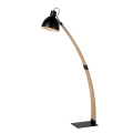 Lampa podłogowa stojąca CURF Czarna E27 Lucide 037130130  5411212030788 lampynox noxbox www.lampynox.pl 2.jpg