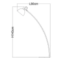 Lampa podłogowa stojąca CURF Czarna E27 Lucide 037130130  5411212030788 lampynox noxbox www.lampynox.pl 6.jpg