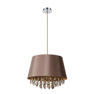 DOLTI Szarobrązowa śr. 45cm Lampa wisząca Lucide 78368/45/41