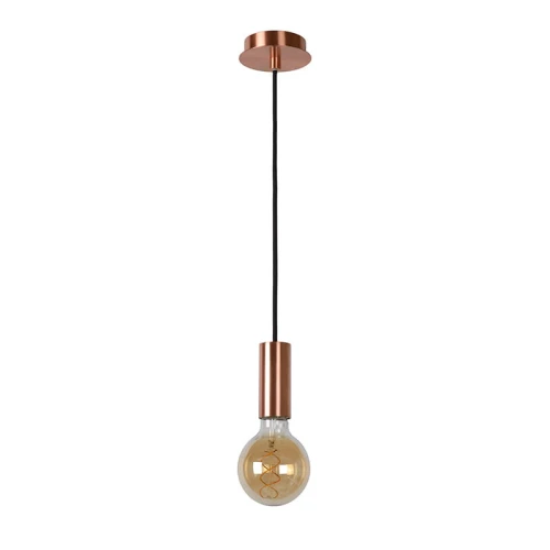 Lampa wisząca DROOPY Miedź LED DIMM 5W 2200K Lucide 304900117  5411212301864 lampynox noxbox www.lampynox.pl 1.jpg