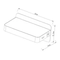 Kinkiet ścienny ATKIN LED Czarny z ładowarką USB 5W 2700K Lucide 772800530  5411212770820  lampynox noxbox www.lampynox.pl 7.jpg
